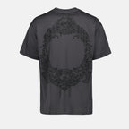 Camisetas T-shirt Impresso Barroco Givenchy Cinza Homme