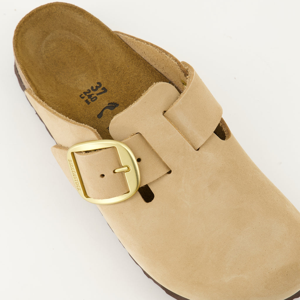 Zapatos abiertos Boston Mules Birkenstock Beige Femme