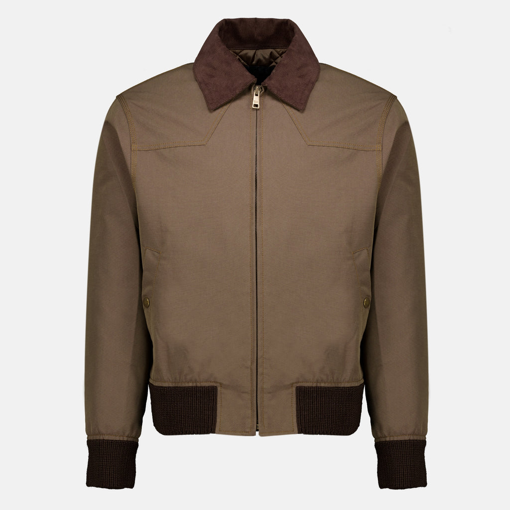 Vestes Brown Denim Jacket Prada Marron Homme