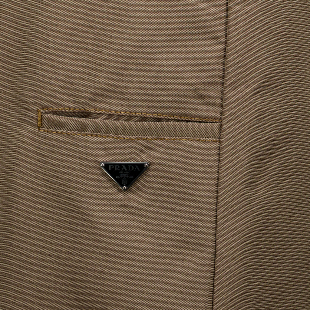 Pantalons Braune Canvas-Hosen Prada Marron Homme