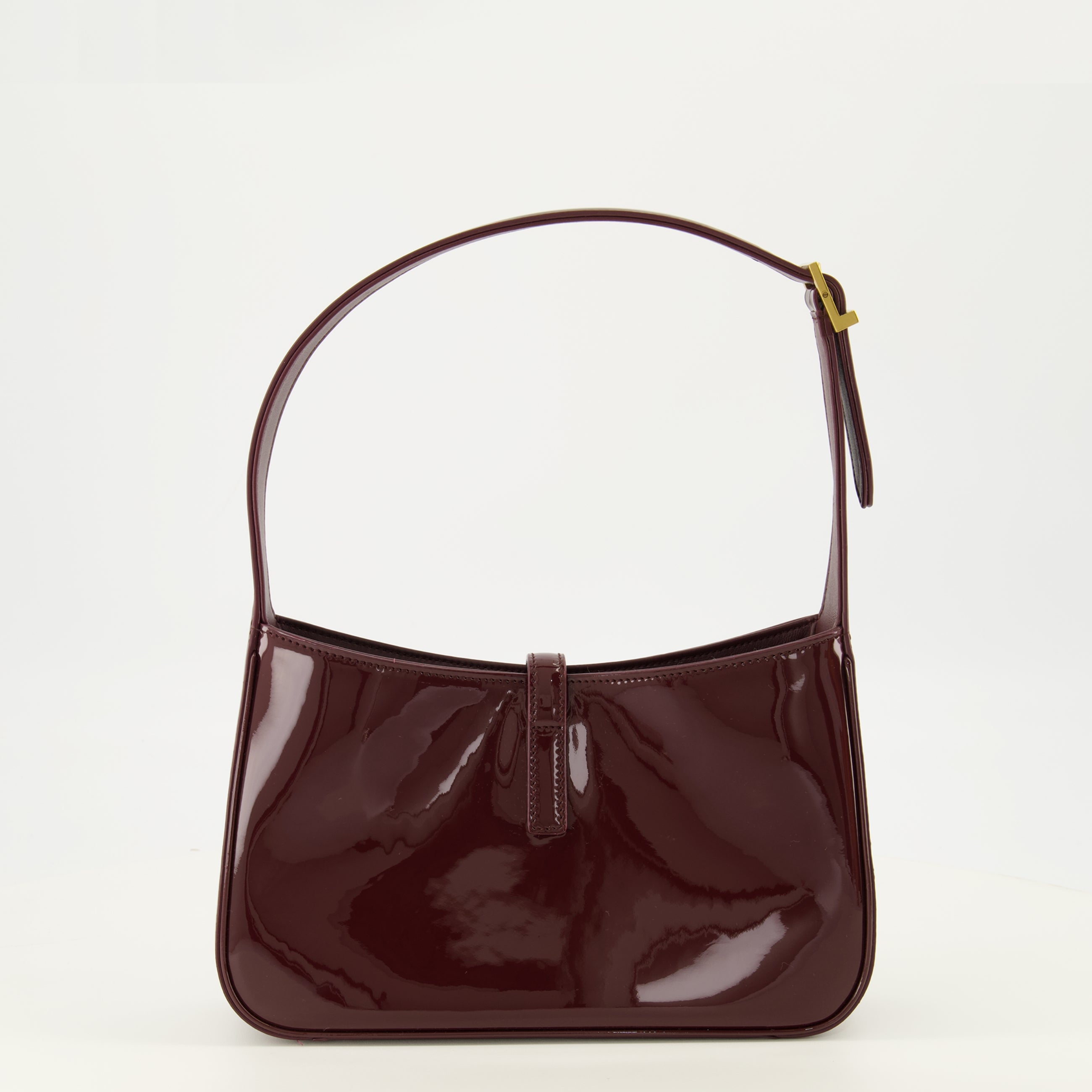 Sacs à main et épaule Saco Le 5 à 7 em Couro Verniz Bordeaux Saint Laurent Bordeaux Femme