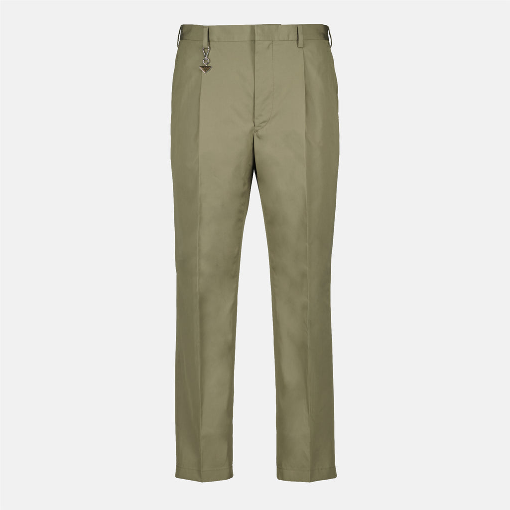 Image de l'article Pantalon de ville beige de la marque Prada pour Homme - Saison Printemps-Été 2026 - Vue de Face