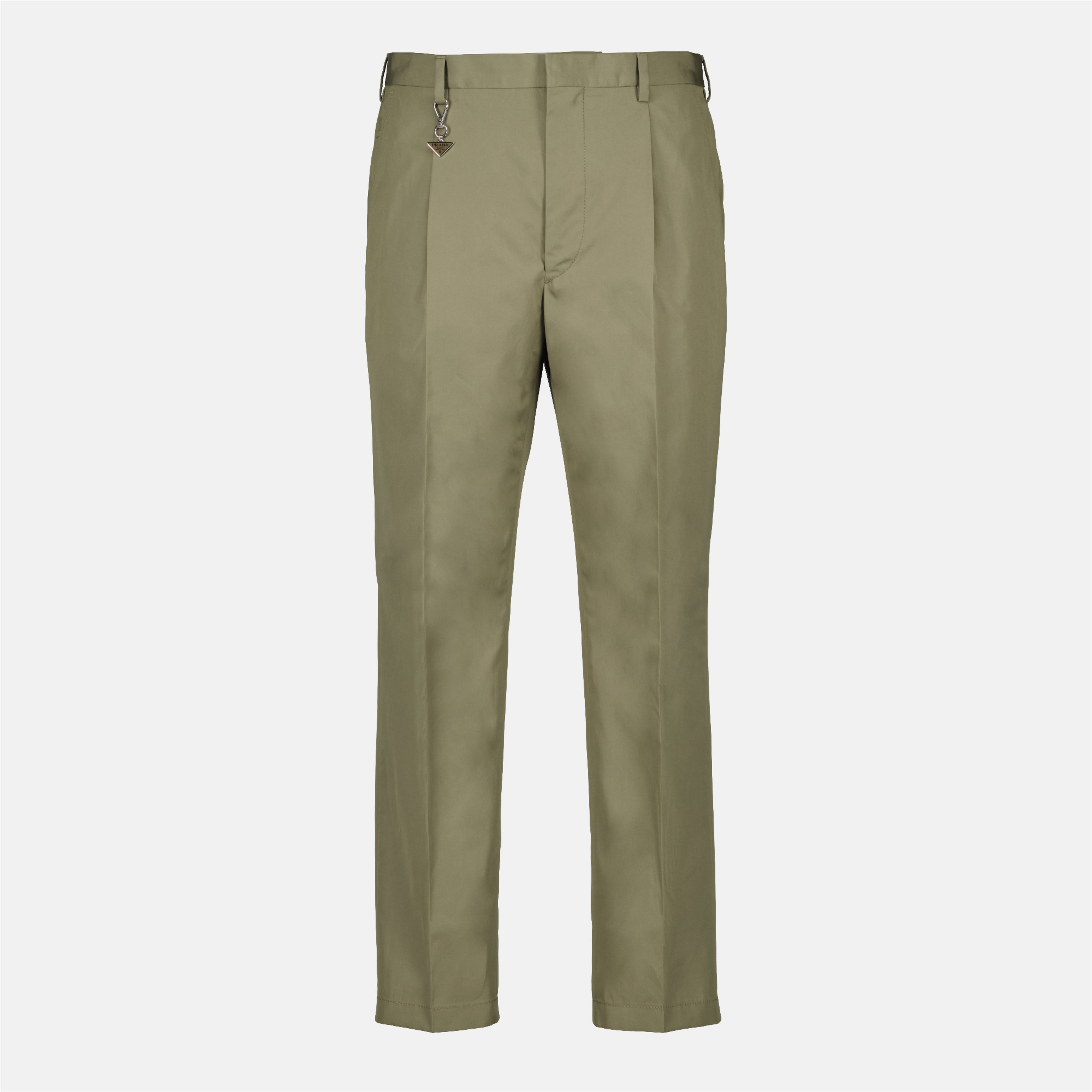 Image de l'article Pantalon de ville beige de la marque Prada pour Homme - Saison Printemps-Été 2026 - Vue de Face