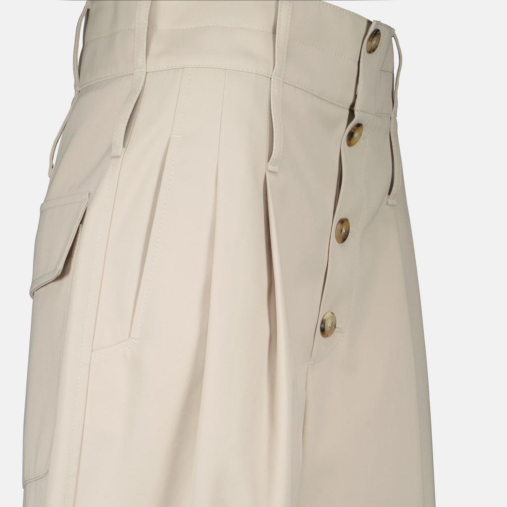 Pantalons Pantalon à pinces Moschino Beige Femme