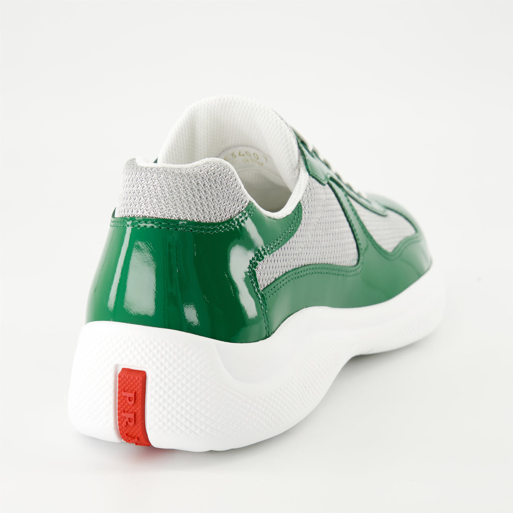 Baskets Baskets America's Cup Prada Vert Homme