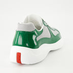 Baskets Baskets America's Cup Prada Vert Homme