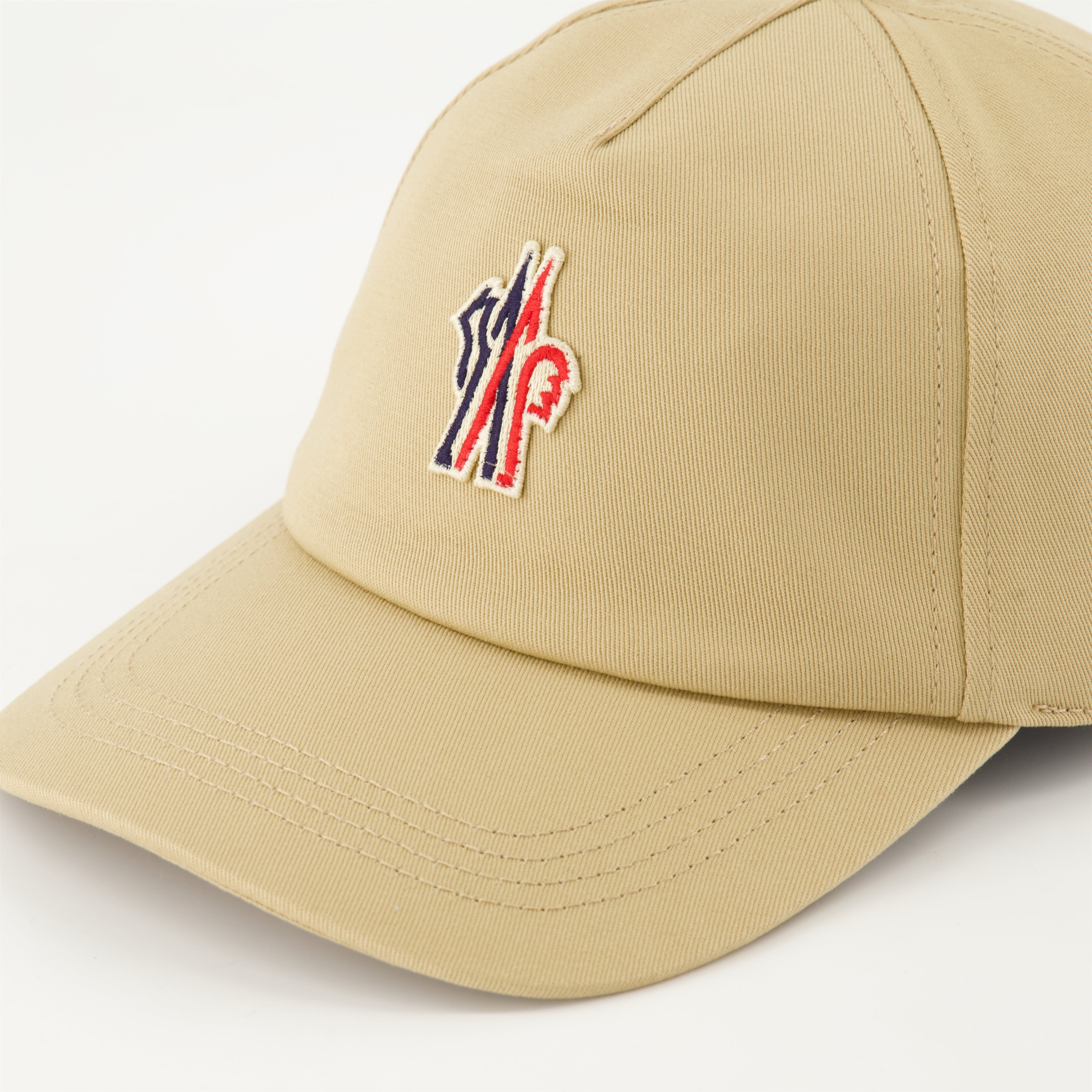 Chapéus, bonés e gorros Boné Grenoble Preto Moncler Grenoble Bege Femme