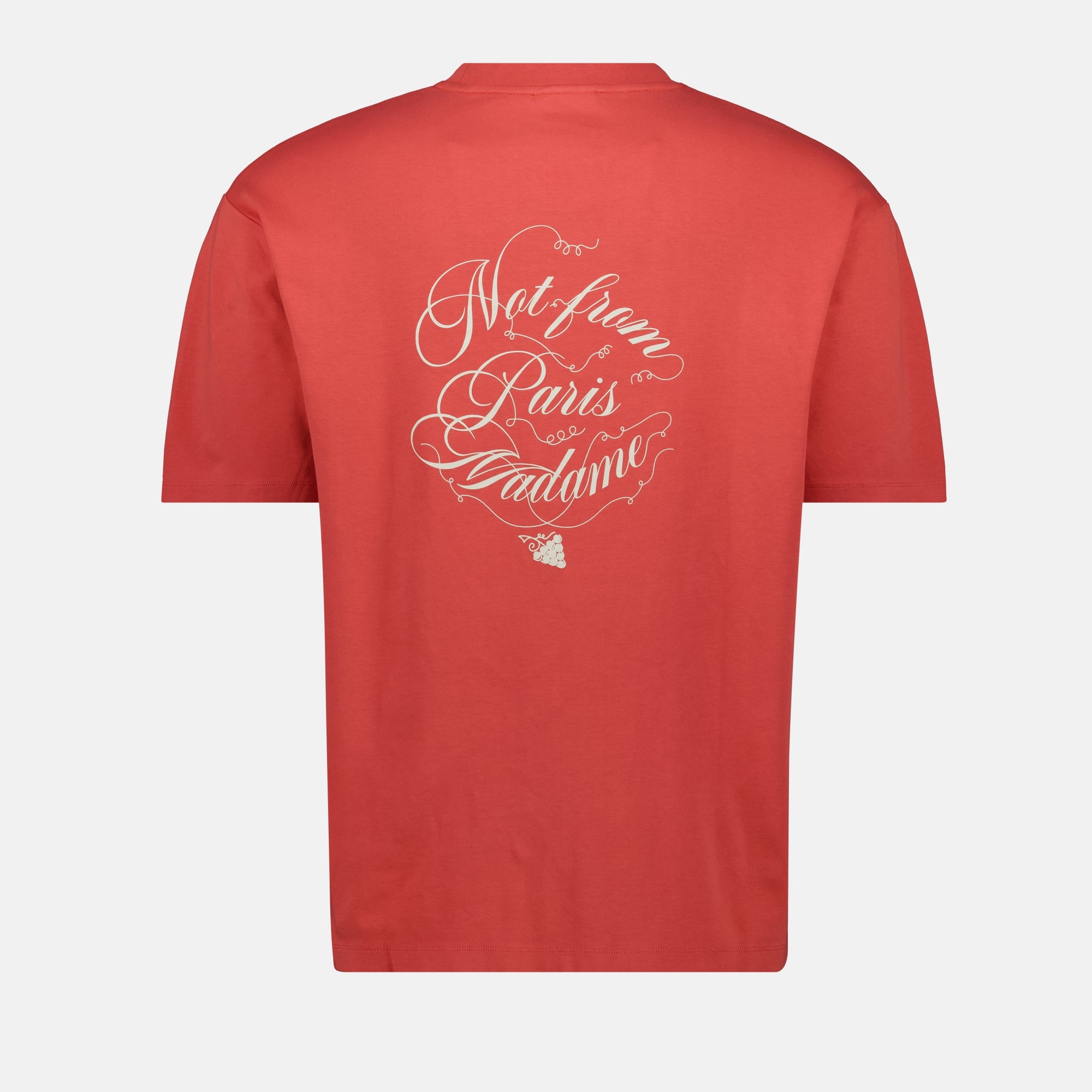 T-shirts T-shirt slogan vignes Drole De Monsieur Rouge Homme