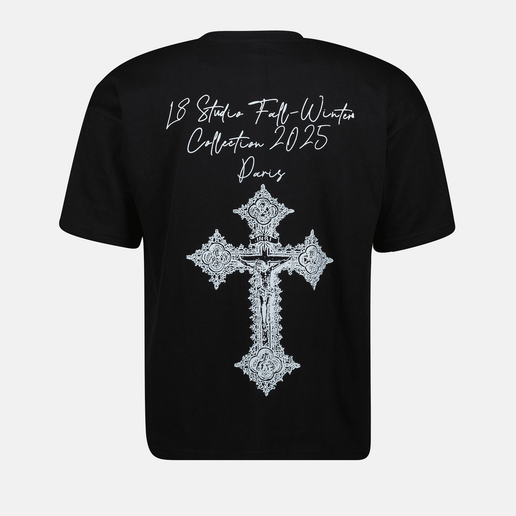 T-shirts T-shirt Cathédrale L8 Studio Noir Homme