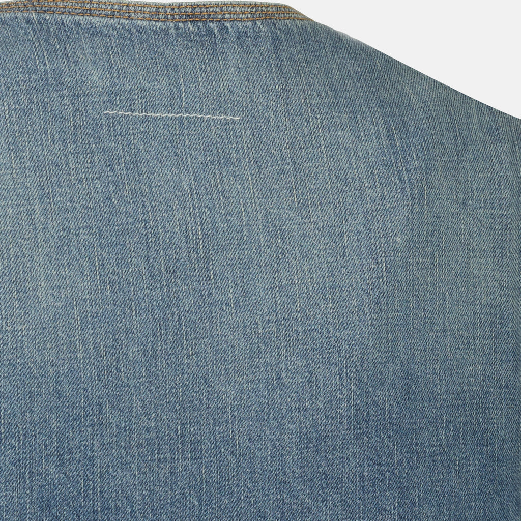 Image of the Mm6 brand women's denim dress - Fall-Winter 2025 - Detailed View_2