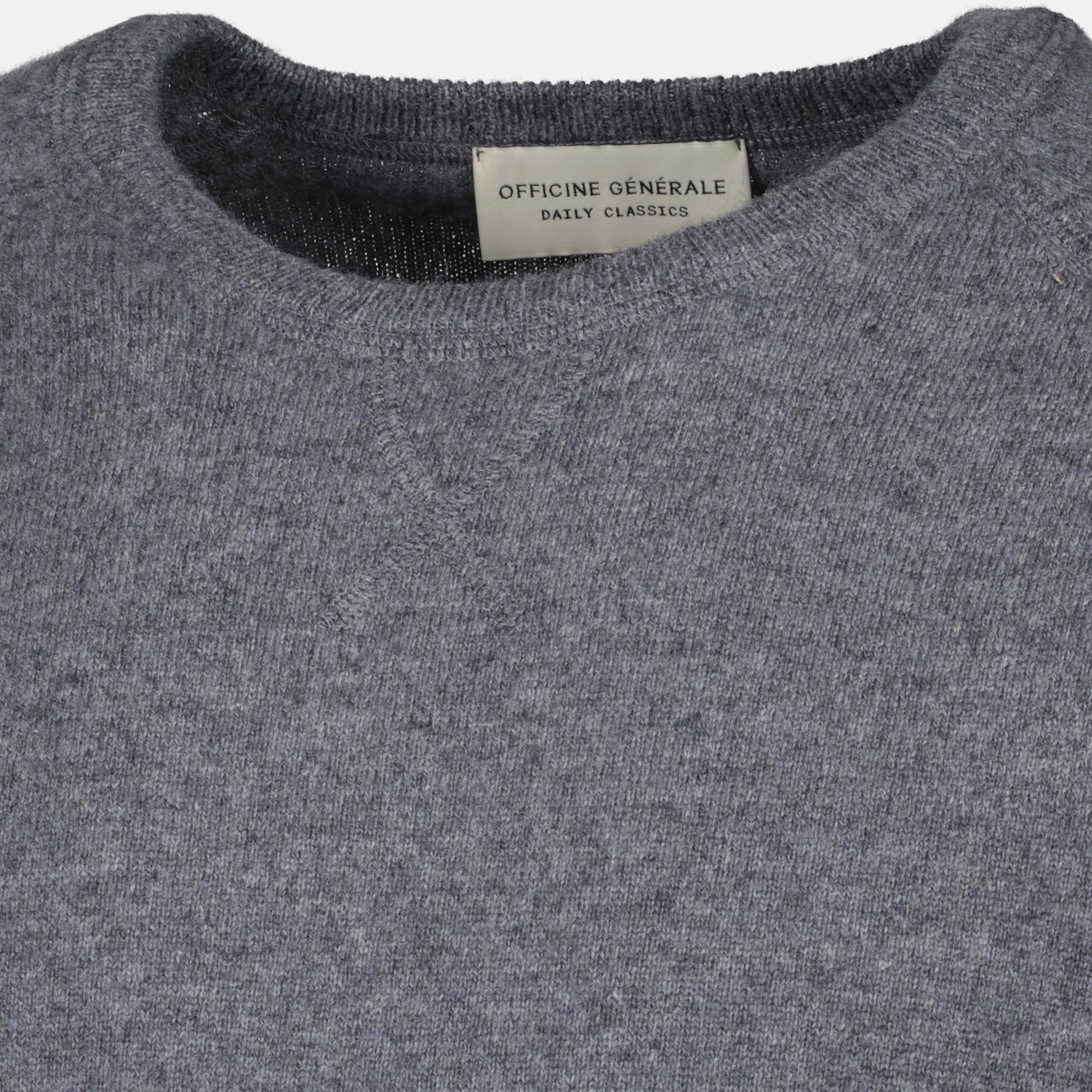 Maille Pull en cachemire gris Officine Générale Gris Unisexe