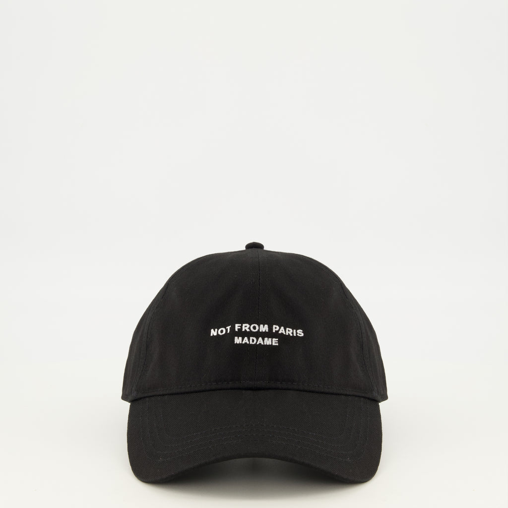 Chapeaux, casquettes et bonnets 블랙 슬로건 캡 Drole De Monsieur Noir Homme