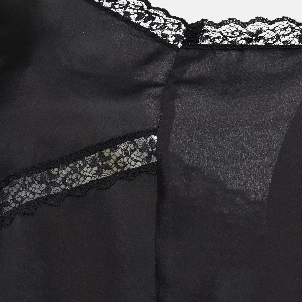 Tops Top à dentelle Mm6 Noir Femme