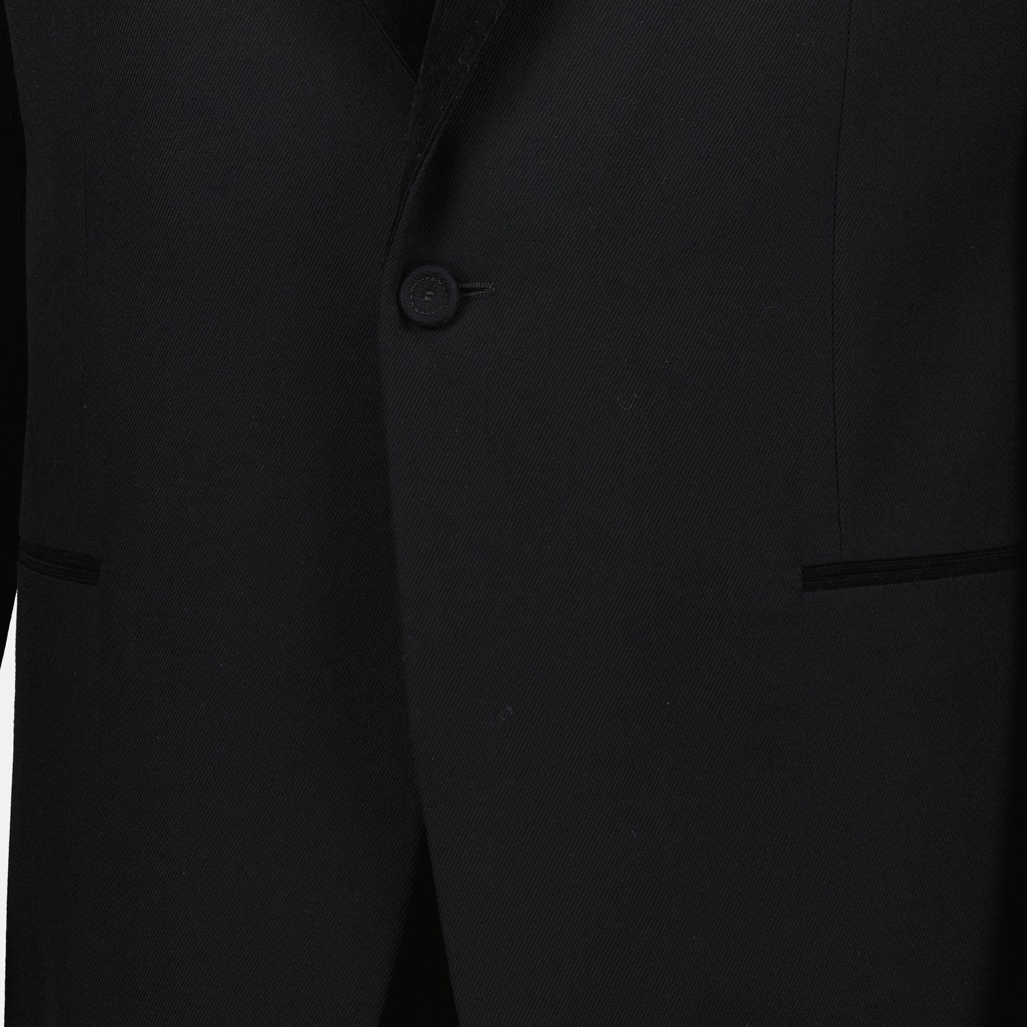 Bild des schwarzen Wollblazers von Dior für Herren - Herbst-Winter 2025 - Detaillierte Ansicht_1