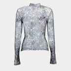 Tops Galaxy Top T-Akara Diesel Azul Mulheres