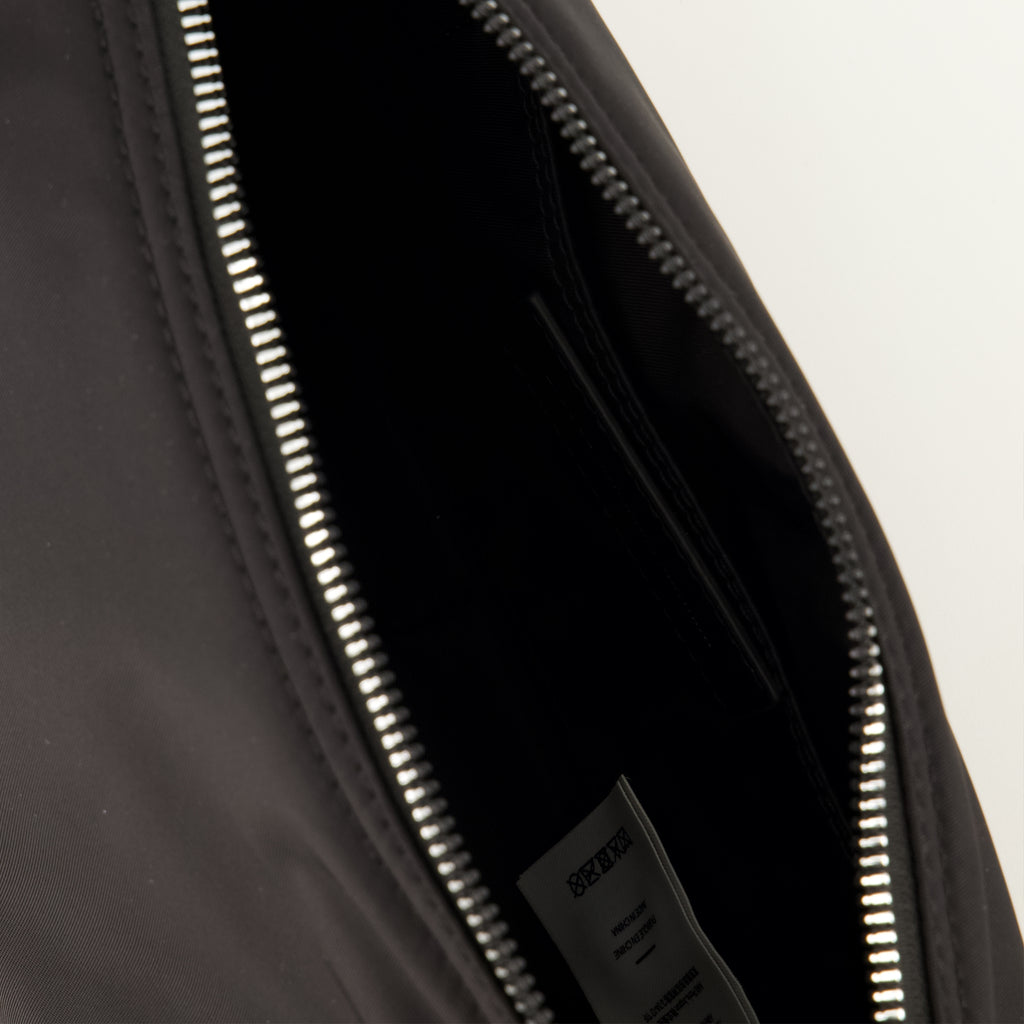 Sacs bandoulière Borsa Marcel in Nylon Nero Ami PARIS Noir Unisexe