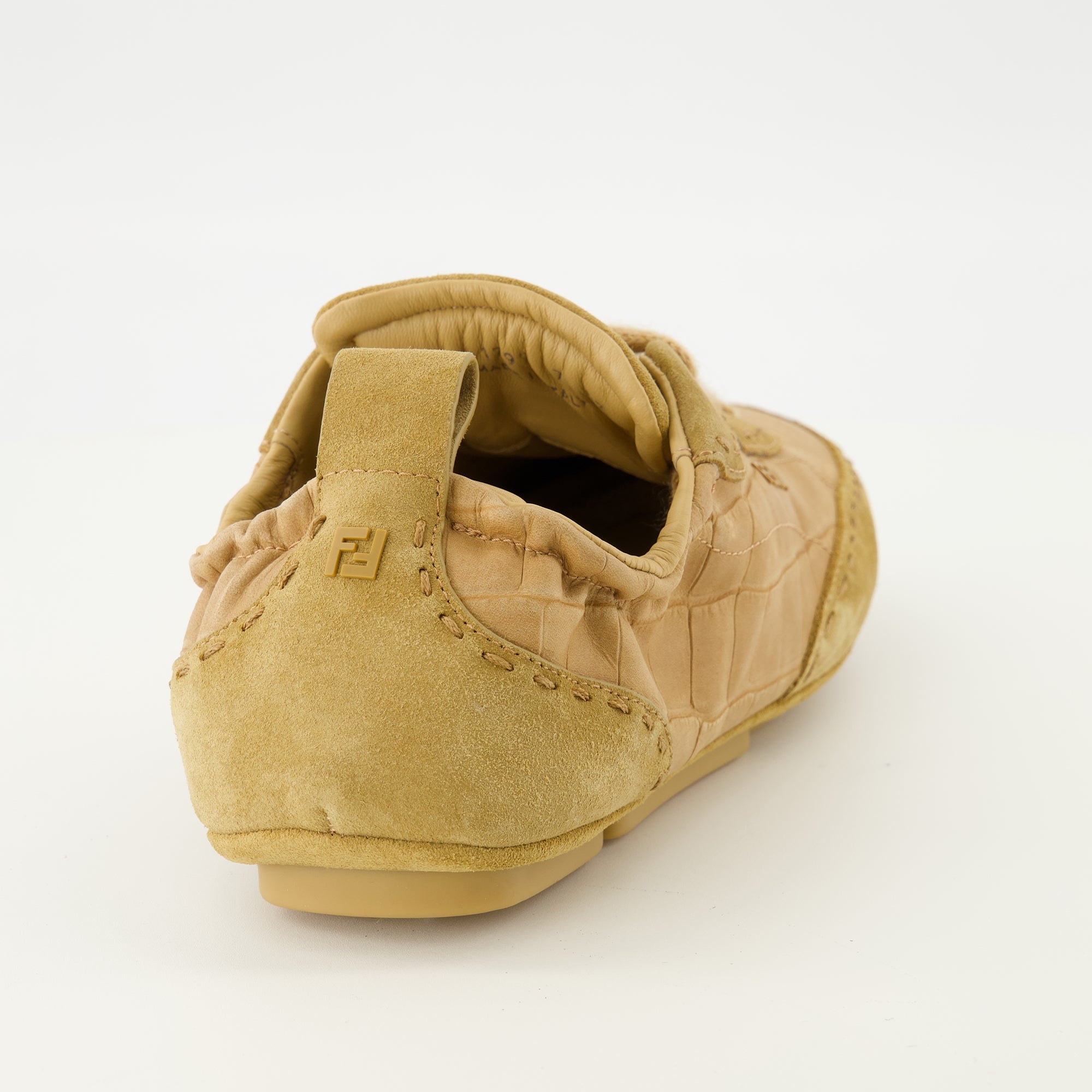 Image de l'article Baskets Fendi Fit marron de la marque Fendi pour Homme - Saison Automne-Hiver 2025 - Vue arrière