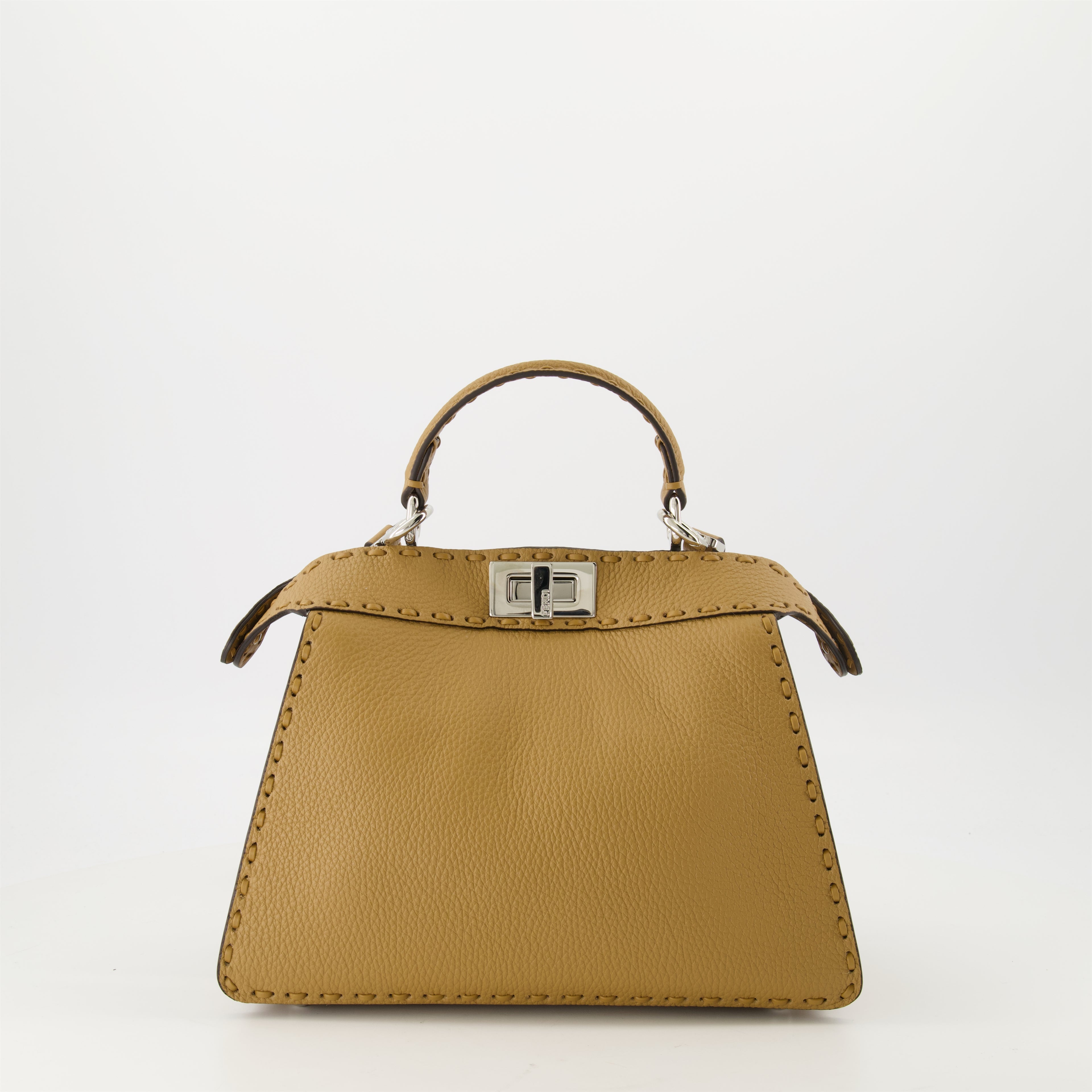 Sacs à main et épaule Sac Peekaboo ISeeU Fendi Marron Femme