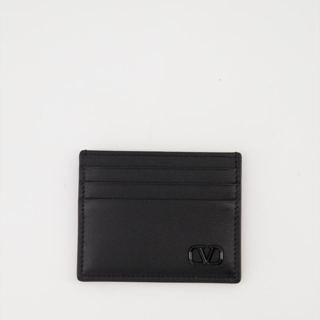 Small leather goods Porte-cartes VLogo Valentino Garavani Black Homme