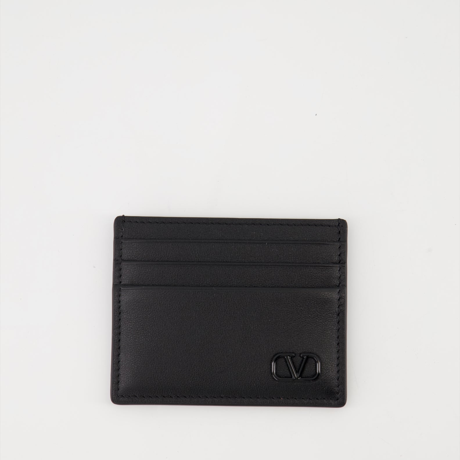 スモールレザーグッズ Porte-cartes VLogo Valentino Garavani 黒 Homme