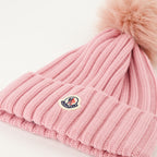 Hats, caps and beanies Bonnet à pompon Moncler Pink Femme
