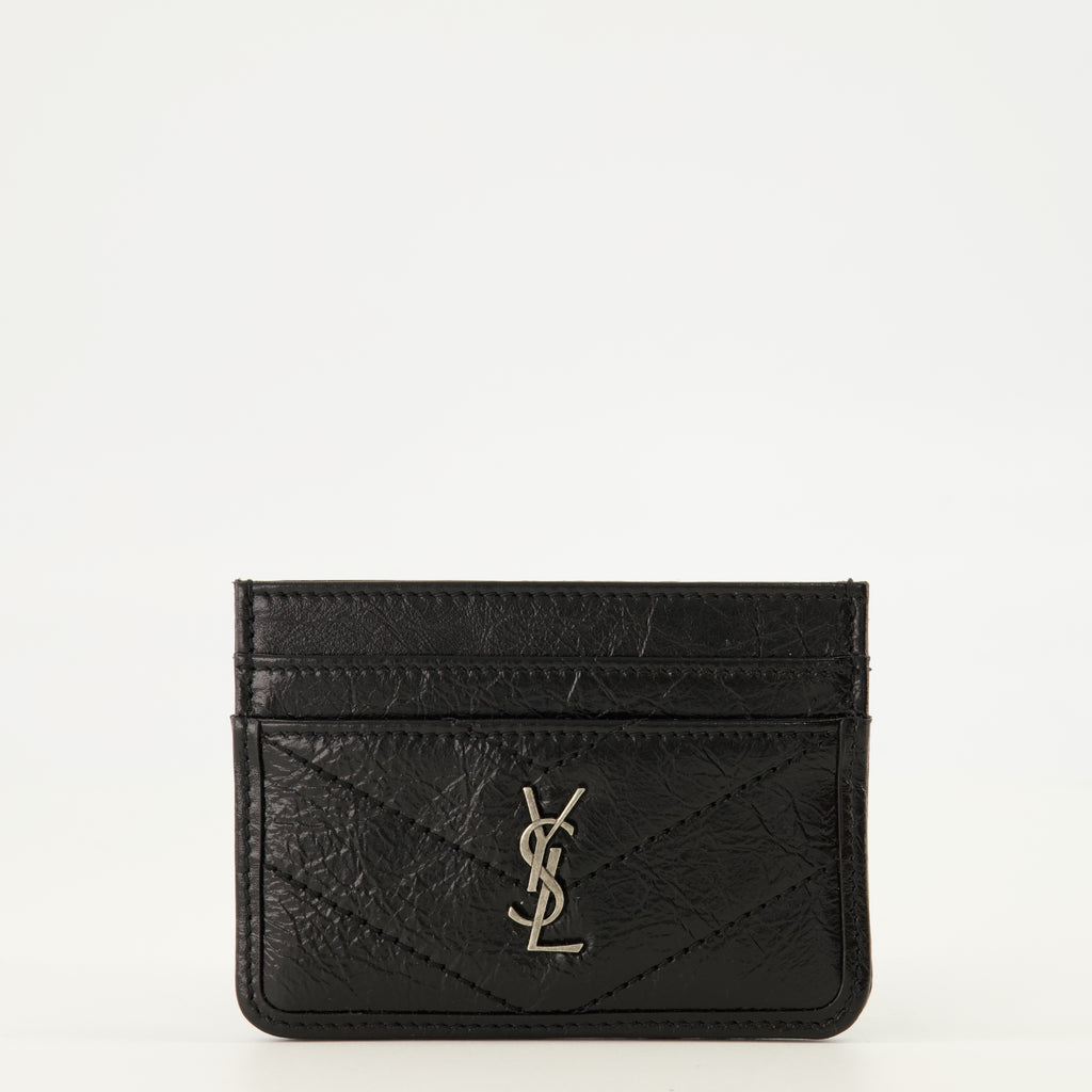 Petite maroquinerie Porte-cartes Niki noir Saint Laurent Noir Femme