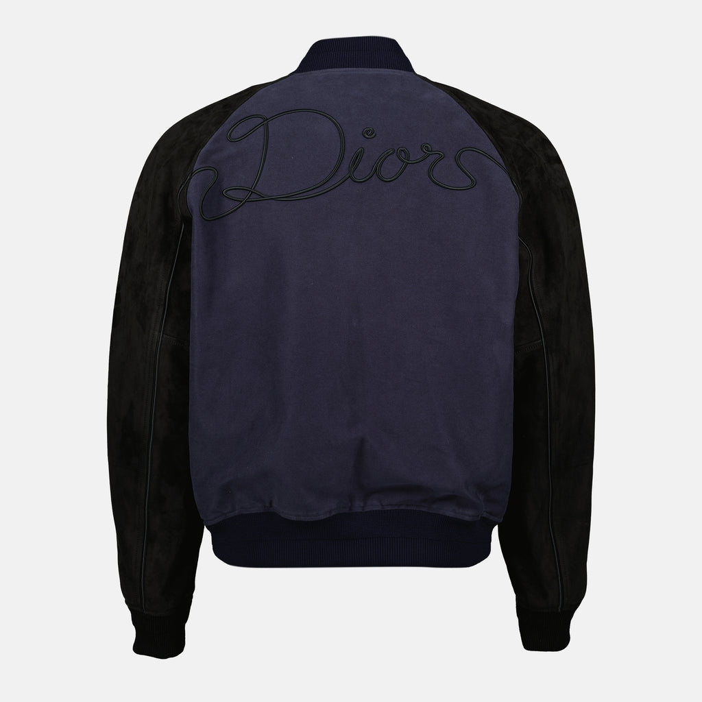 Immagine dell'articolo Giacca Varsity blu navy di Dior per Uomo - Stagione Primavera-Estate 2026 - Vista Posteriore
