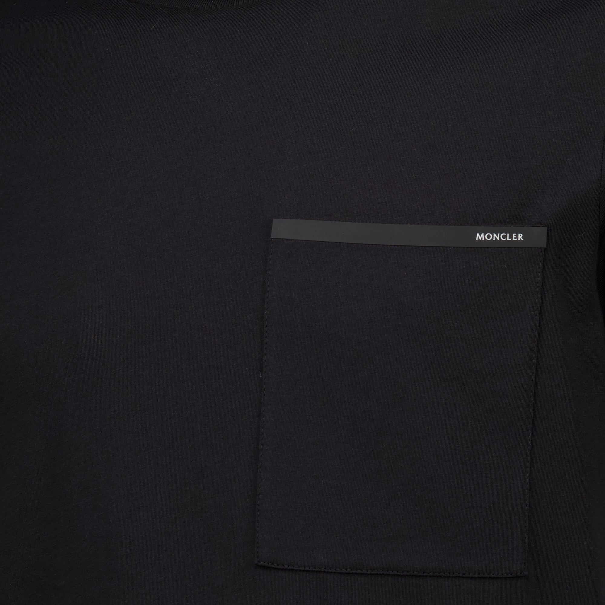 T-shirts T-shirt avec poche poitrine noir Moncler Noir Homme