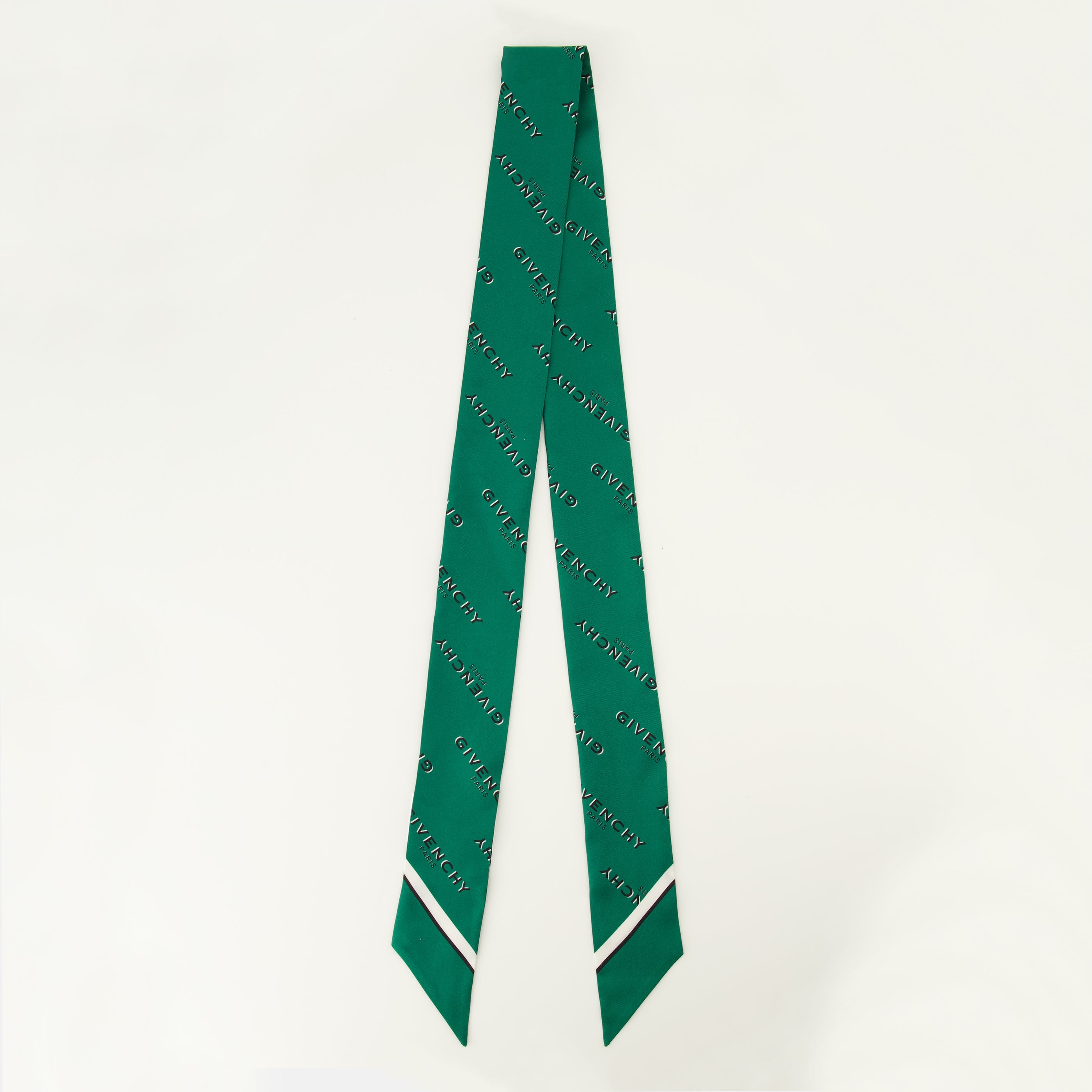 Écharpes, foulards et gants Bandeau en soie Shadow vert Givenchy Vert Femme