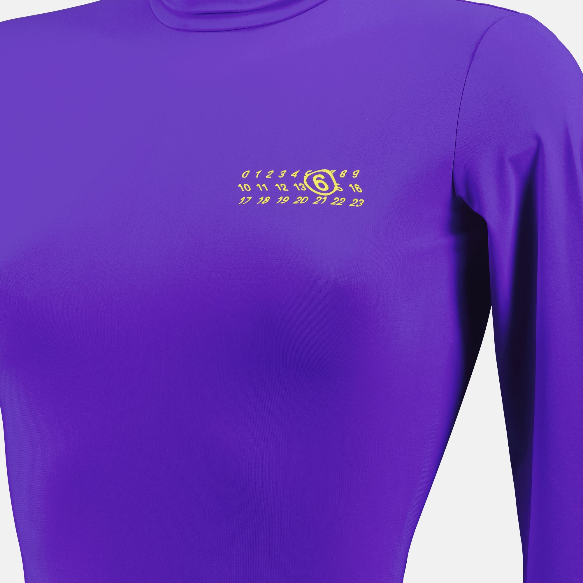 Tops Body imprimé Mm6 Purple Femme