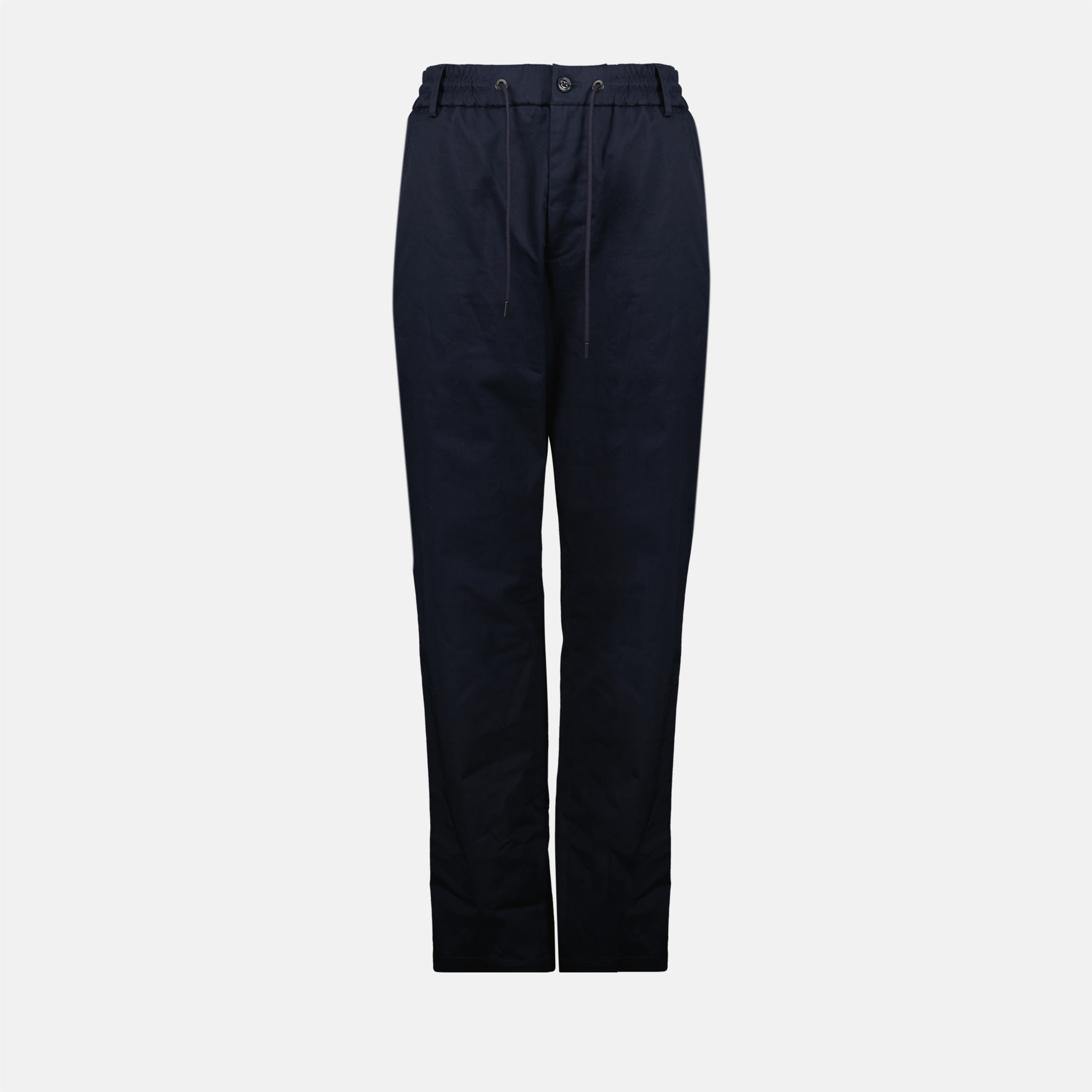 Pantalones Pantalones de algodón Moncler azul oscuro Homme