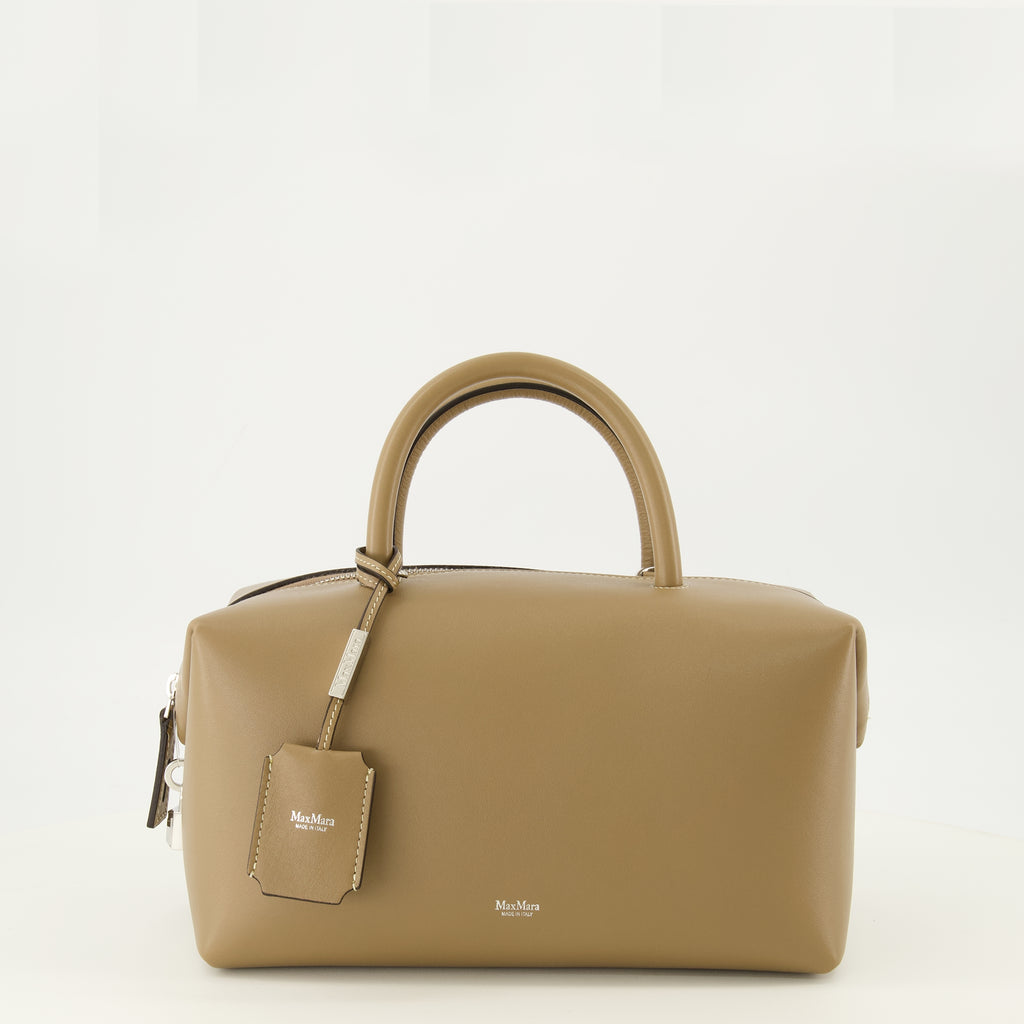 Sacs à main et épaule ミディアムベージュレザー ボストンバッグ Max Mara Beige Femme