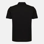 Image de l'article Polo e coton à logo noir de la marque Moncler pour Homme - Saison Printemps-Été 2026 - Vue de Dos