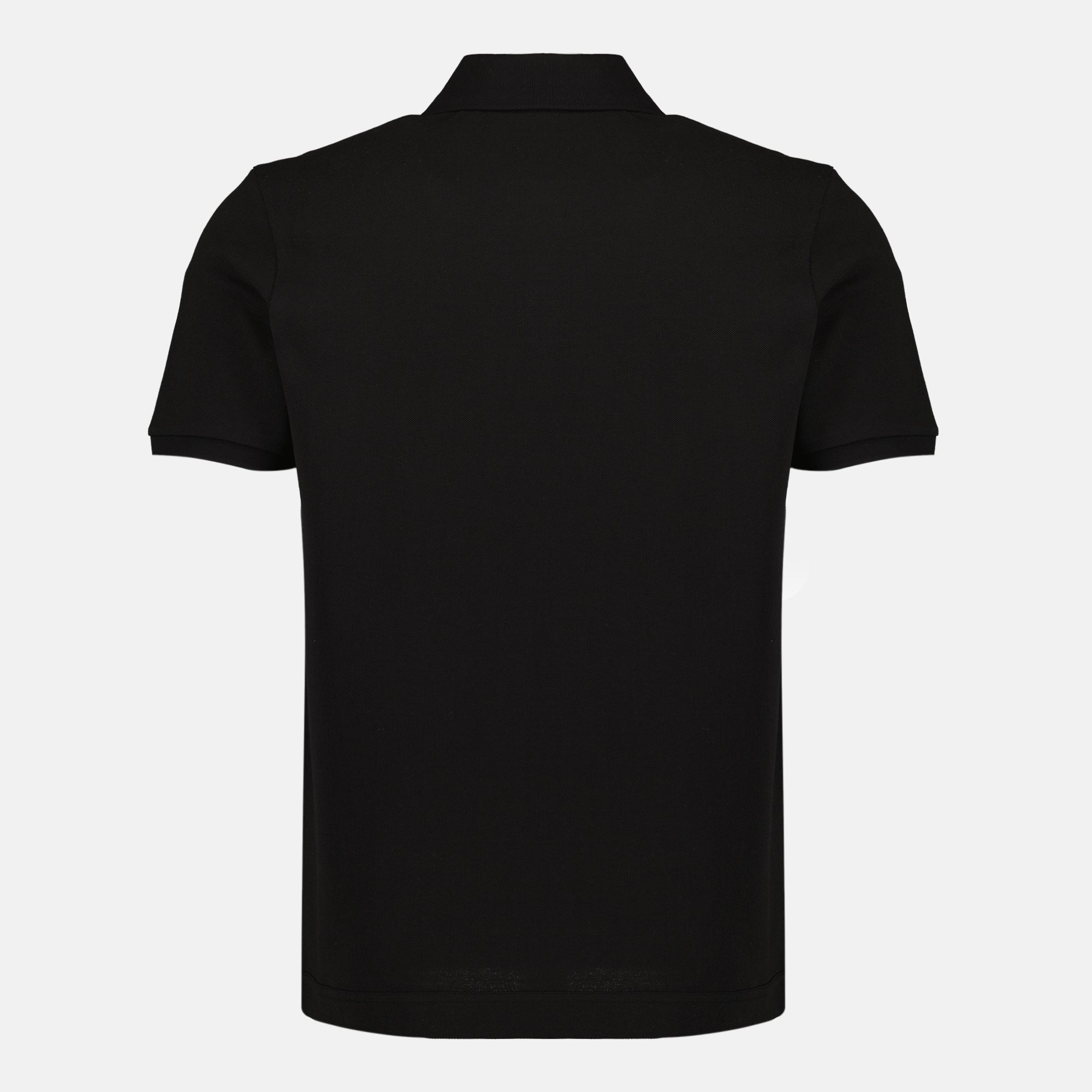 Imagen de la camiseta polo de algodón con logo negro de la marca Moncler para Hombre - Temporada Primavera-Verano 2026 - Vista Trasera