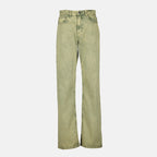 パンツ ワイドレッグジーンズ Ami PARIS カーキ Femme