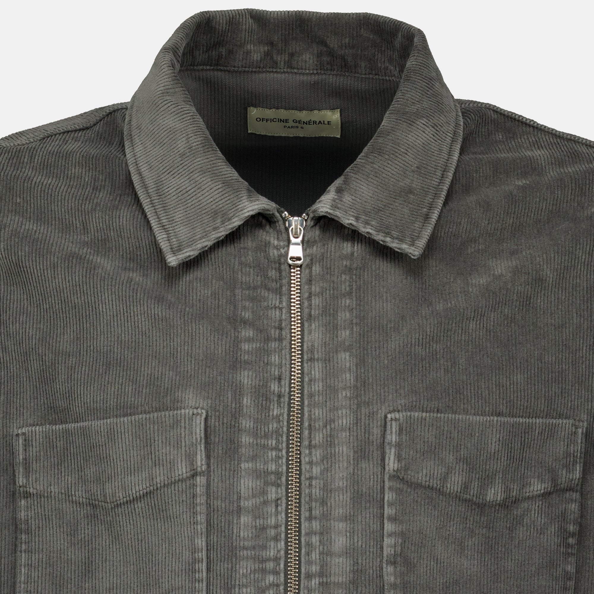 Vestes Surchemise en jean gris Officine Générale Gris Homme