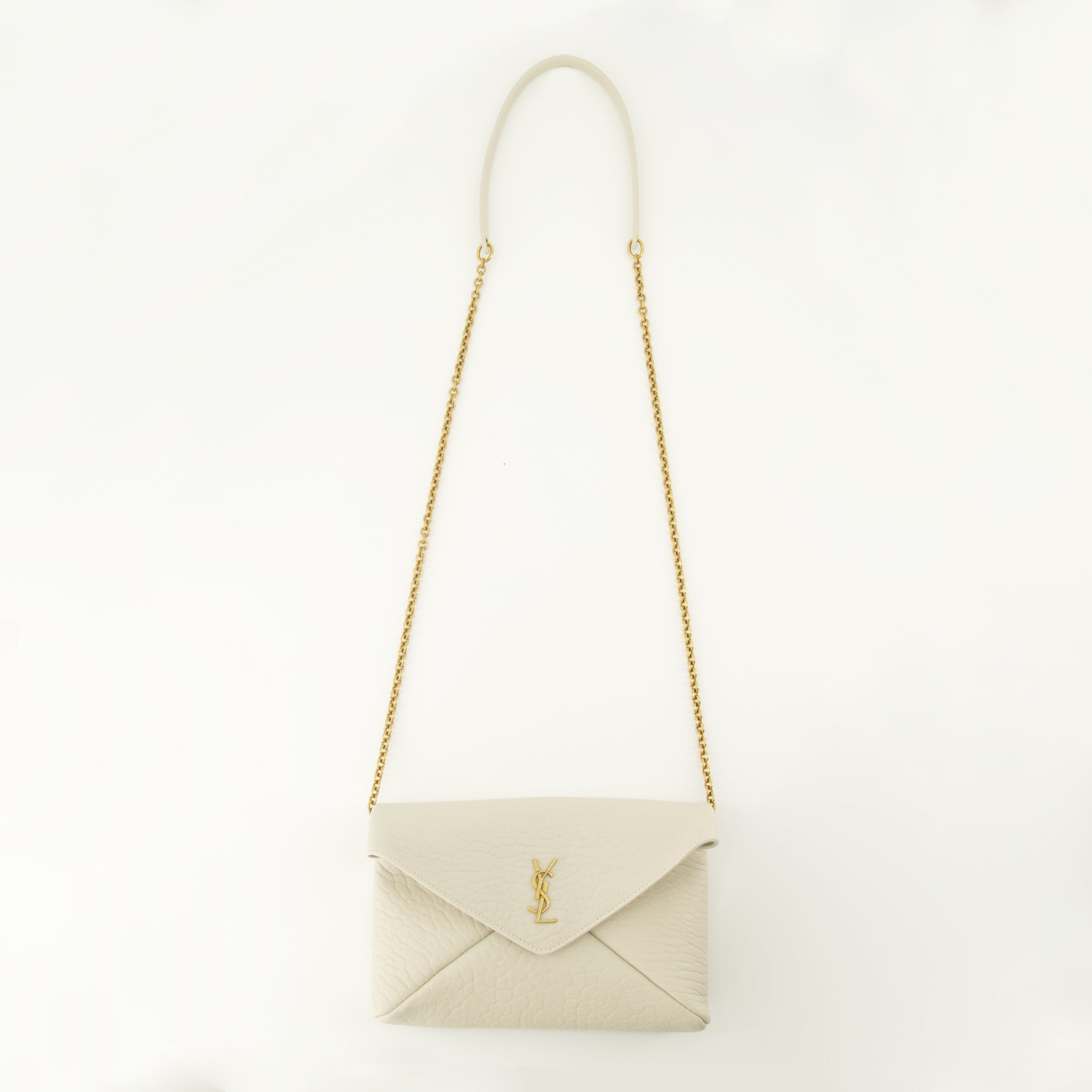 Sacs bandoulière Bolso de cadena Cassandre Saint Laurent Beige Femme