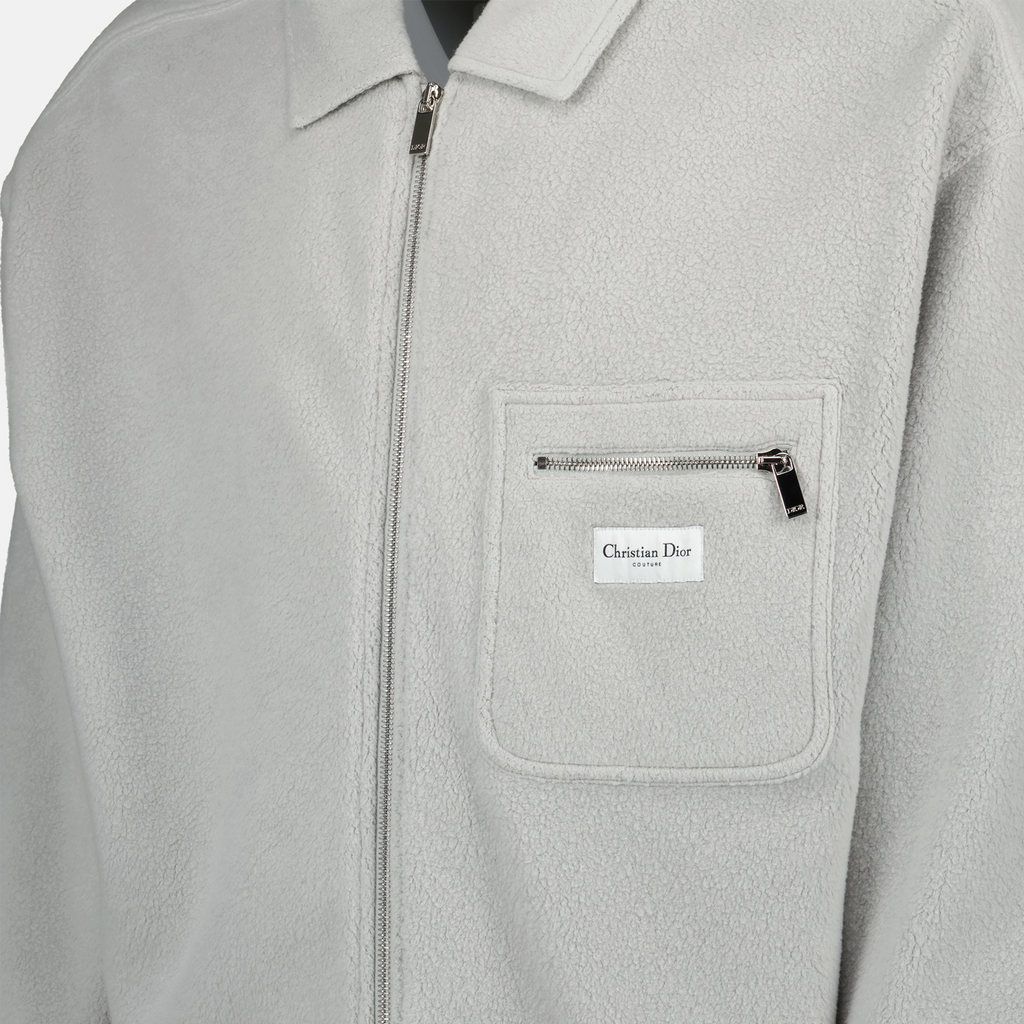 Jaquetas Casaco com Fecho Dior Cinza Homme