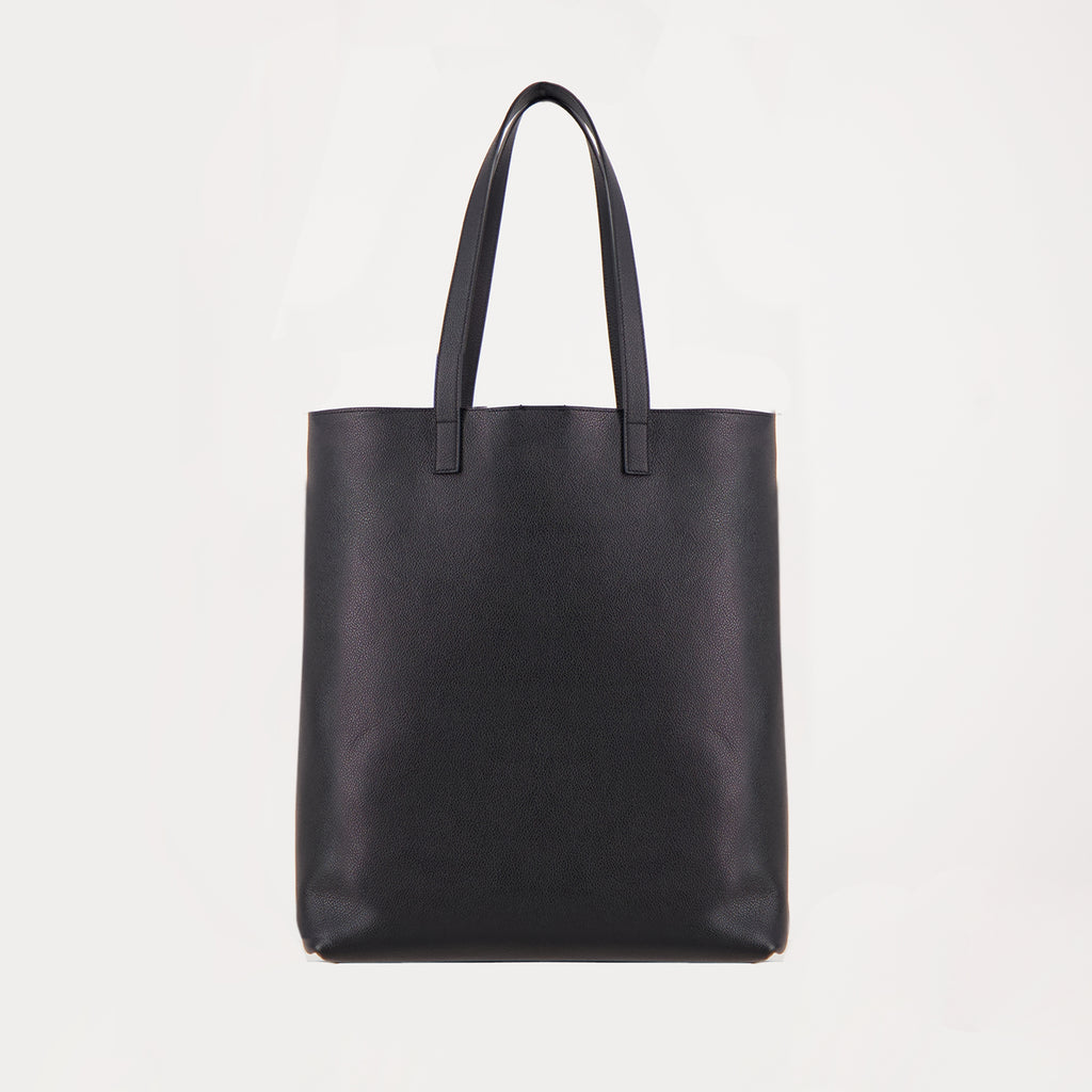 Tote bags Sac cabas bold en cuir Saint Laurent Schwarz Homme