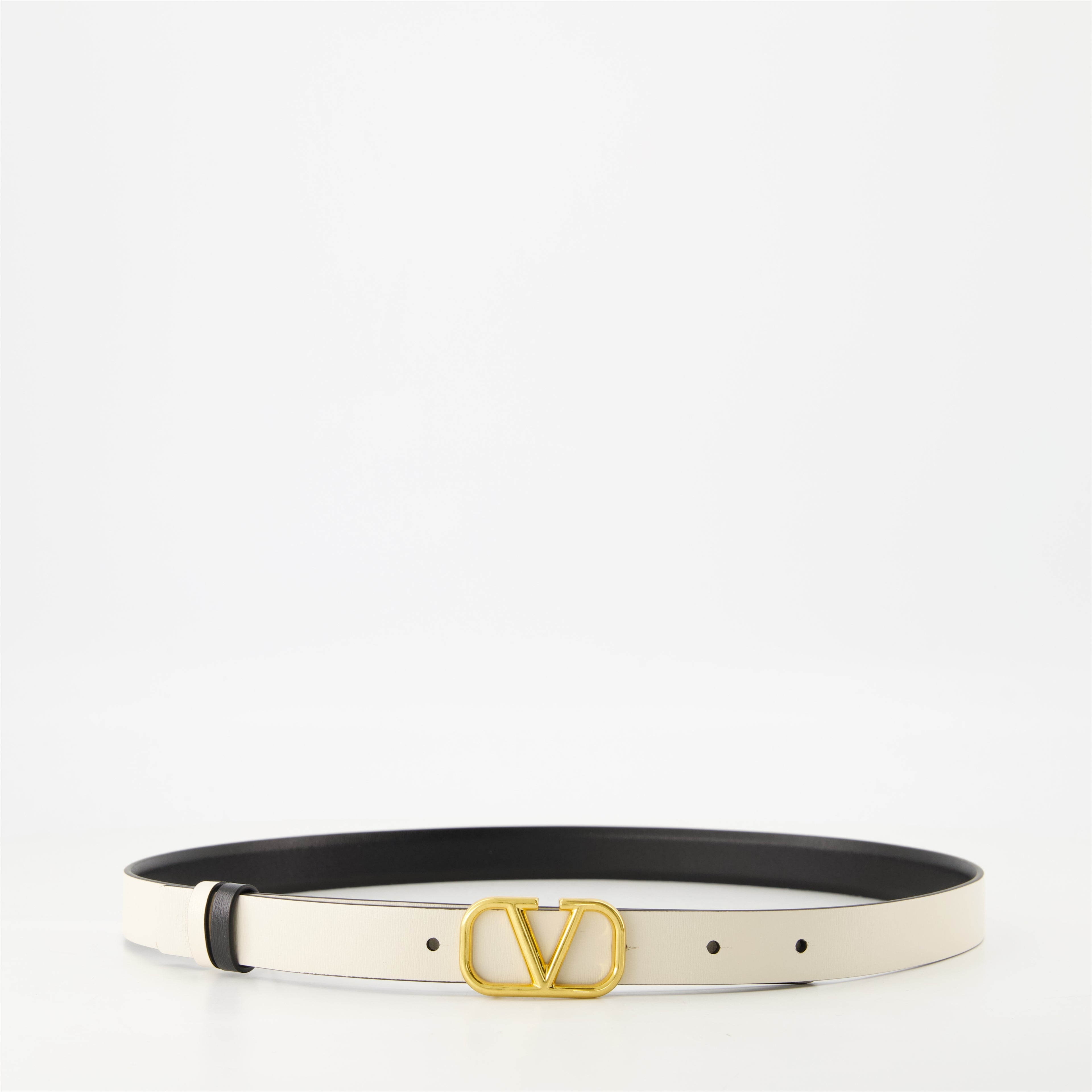 Cintos Ceinture réversible VLogo Valentino Garavani Preto Femme