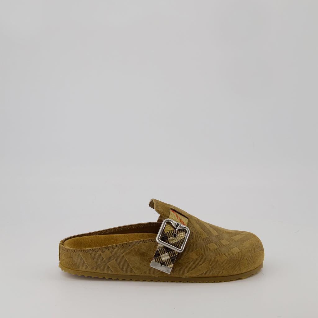 Zapatos abiertos Sabots Urchin Burberry Marrón Mujeres
