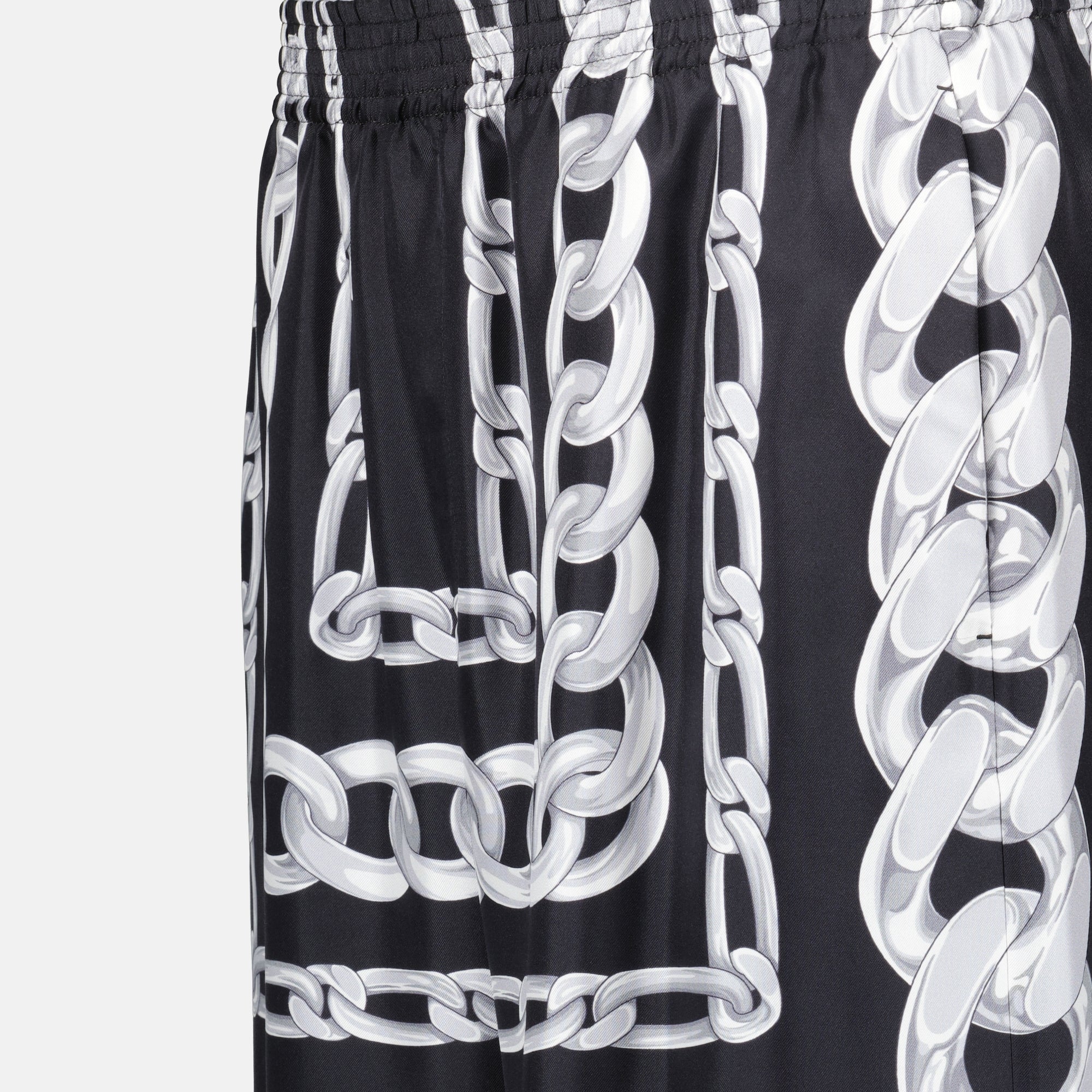 쇼츠 짧은 메두사 체인 Versace 검은색 Homme