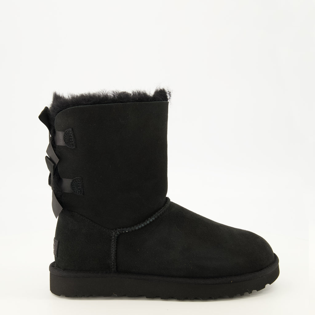 Bottes Bailey Bow II Black Boots Ugg Noir Femme