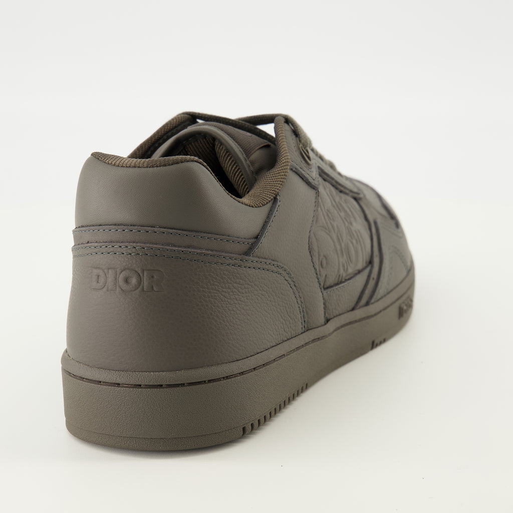 Bild der grauen Dior B27 Uptown Sneakers für Herren - Frühjahr/Sommer 2026 - Rückansicht