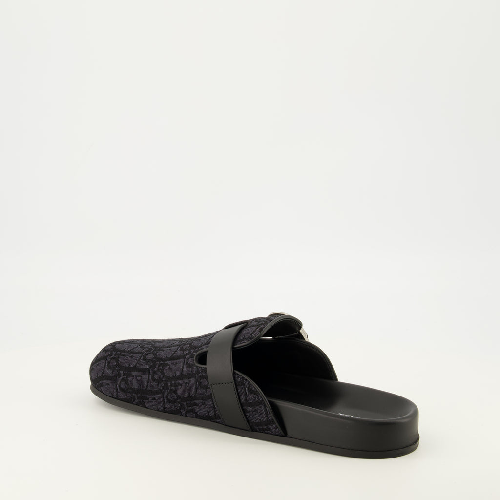 Chaussures ouvertes Mules Aqua Black Dior Dior Noir Homme