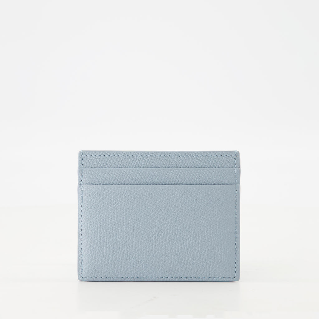 Pequenos artigos de couro Carteira de Cartões VLogo Valentino Garavani Azul Femme