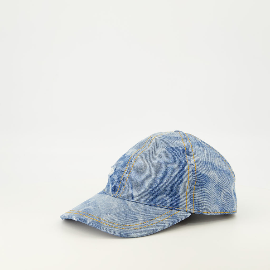 Chapeaux, casquettes et bonnets Cappello Denim Moon Marine Serre Bleu Femme