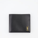スモールレザーグッズ YSLウォレット Saint Laurent 黒 男