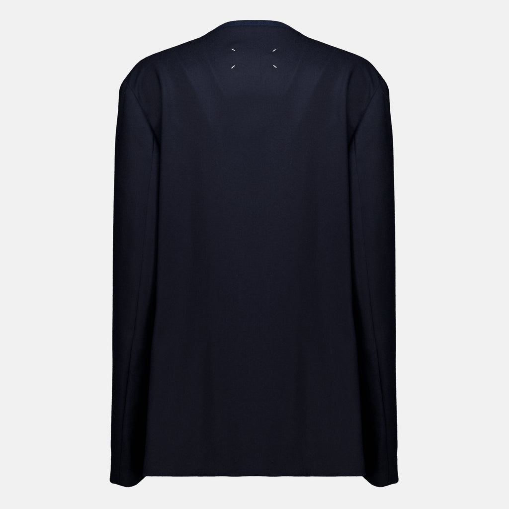 Vestes Giacca in lana blu marina Maison Margiela Bleu foncé Femme