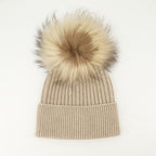 Hats, caps and beanies Bonnet Grenoble en cachemire Moncler Grenoble Beige Femme